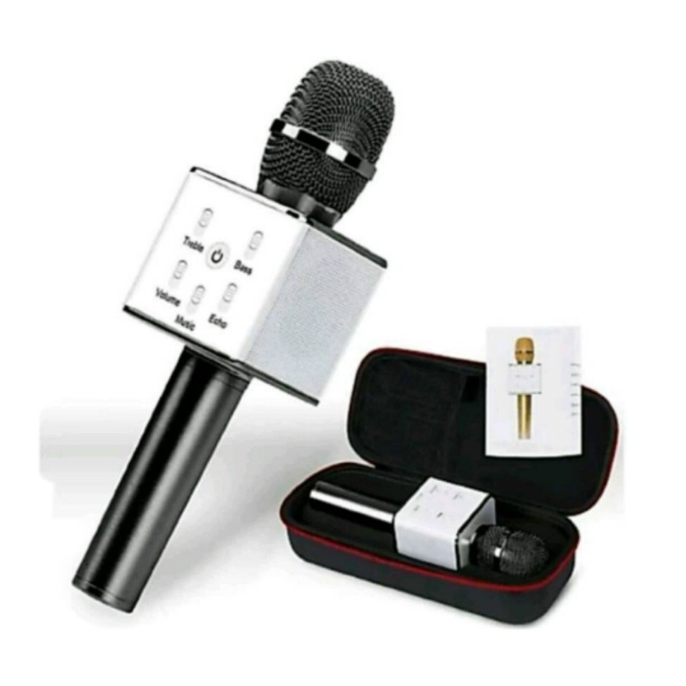 Microphone Q7 et haut-parleur Bluetooth Karaoke Maroc - Moussasoft